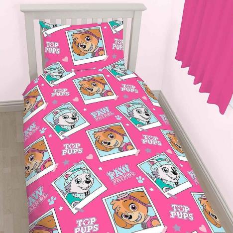 Paw Patrol Stars Reversible Single Duvet Cover Set Extra Image 1